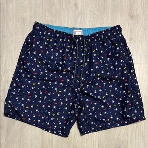 🔥BUNDLESALE Mens M Broken Threads Swim Trunks Quick-Dry